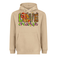 Mushroom Mardi Gras love crawfish Heavyweight Hoodie - NancyCooperArtShop