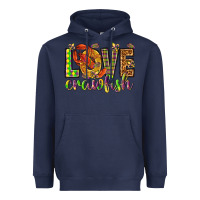 Navy Mardi Gras love crawfish Heavyweight Hoodie - NancyCooperArtShop