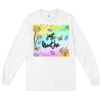 White just breathe Long Sleeve Tee - MaliasSmallBusiness