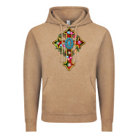 Vintage Coffee christmas cross Vintage Hoodie - AdoDesignShop