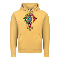 Vintage Mustard christmas cross Vintage Hoodie - AdoDesignShop
