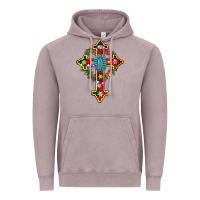 Vintage Zinc christmas cross Vintage Hoodie - AdoDesignShop