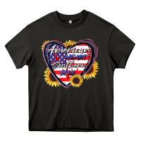 Asphalt American heart southern soul Heavy Core Tee - CowGirlArtShop