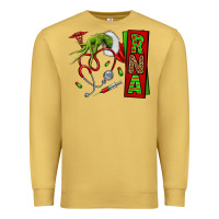 Antique Gold Christmas Character Premium Sweatshirt - NancyCooperArtShop