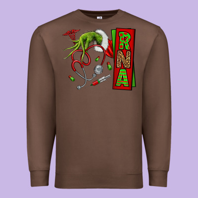 Christmas Character Premium Sweatshirt Designed By Nancycooperartshop