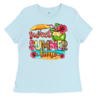 Baby Blue sweet summer time Ladies Tee - Zillion Design Studio