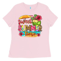 Bubblegum Pink sweet summer time Ladies Tee - Zillion Design Studio