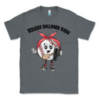 Charcoal Heather boujee ballpark babe Classic Tee - MaliasSmallBusiness