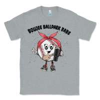 Heather Grey boujee ballpark babe Classic Tee - MaliasSmallBusiness