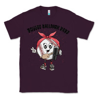 Plum boujee ballpark babe Classic Tee - MaliasSmallBusiness