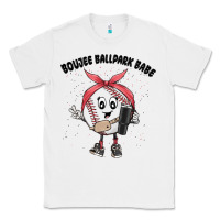 White boujee ballpark babe Classic Tee - MaliasSmallBusiness