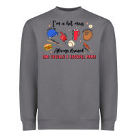 Storm i'm a hot mess,always stressed,and proudly a baseb Heavyweight Sweatshirt - MaliasSmallBusiness