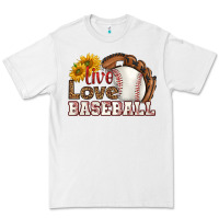 White live love baseball Premium Tee - HRA Design Shop