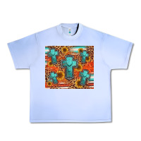 Grape Ice turquoise cross pattern Urban Heavy Tee - Jasminsmagicworld