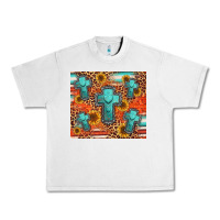 Lunar Rock turquoise cross pattern Urban Heavy Tee - Jasminsmagicworld