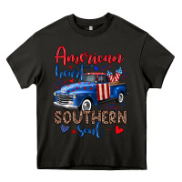 Asphalt American heart southern soul truck Heavy Core Tee - Neo Western