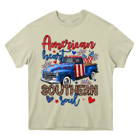 Mossy American heart southern soul truck Heavy Core Tee - Neo Western