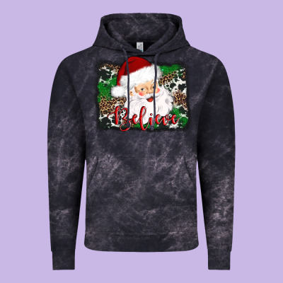 Believe Santa Vintage Hoodie Designed By Adodesignshop