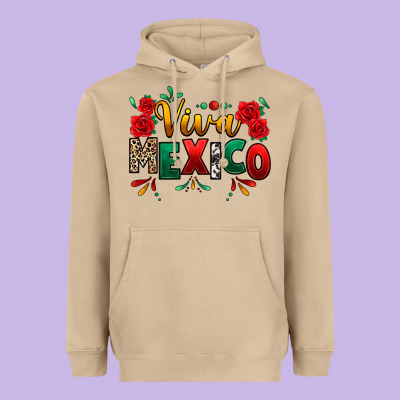 Viva Mexico Cinco De Mayo Heavyweight Hoodie Designed By Texasbilliewilder