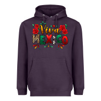 Plum Viva Mexico Cinco De Mayo Heavyweight Hoodie - texasbilliewilder