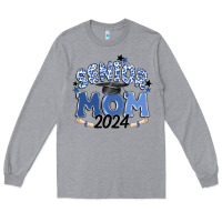 Heather Grey senior mom 2024 Long Sleeve Tee - MaliasSmallBusiness