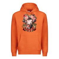 Carrot Cow Valentine's Day love Premium Hoodie - HowdyJamesFarm