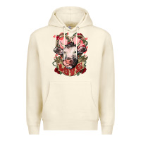 Sandshell Cow Valentine's Day love Premium Hoodie - HowdyJamesFarm