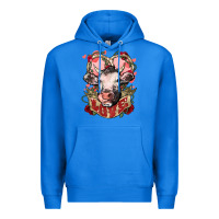 True Royal Cow Valentine's Day love Premium Hoodie - HowdyJamesFarm