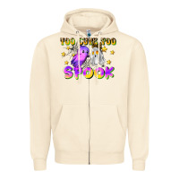 Sandshell too cute too spook Zipper Hoodie - LillyAllenDesigns