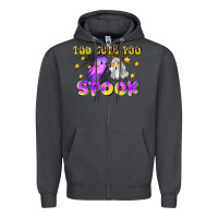 Smoke too cute too spook Zipper Hoodie - LillyAllenDesigns