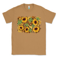 Toasted Coconut cactus leopard sunflower glitter background Classic Tee - AdoDesignShop