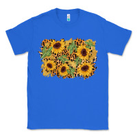True Royal cactus leopard sunflower glitter background Classic Tee - AdoDesignShop