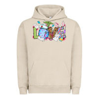 Pigment French Oak Easter Day Love Nurse Urban Hoodie - OliviaCreatesArt