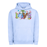 Pigment Grape Ice Easter Day Love Nurse Urban Hoodie - OliviaCreatesArt