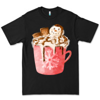 Black hotcocoa with snowman  fa element Premium Tee - FaDigitalArtStudio
