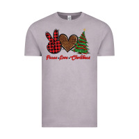 Peace Love Christmas Vintage Tee | Teevron