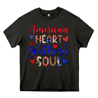 Asphalt American heart southern soul Heavy Core Tee - Neo Western