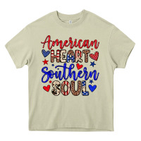 Mossy American heart southern soul Heavy Core Tee - Neo Western