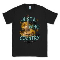 Black just a girl who loves country music Classic Tee - MaliasSmallBusiness
