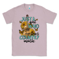 Lilac just a girl who loves country music Classic Tee - MaliasSmallBusiness