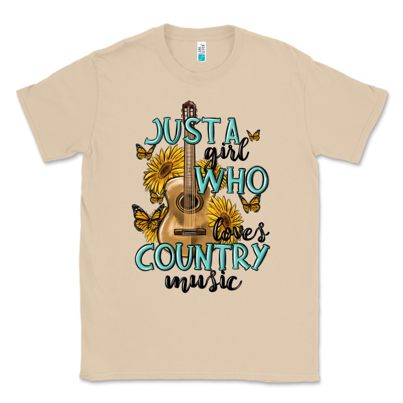 Just A Girl Who Loves Country Music Classic Tee by MaliasSmallBusiness | Teevron