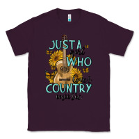 Plum just a girl who loves country music Classic Tee - MaliasSmallBusiness
