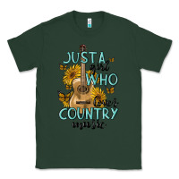 Sports Green just a girl who loves country music Classic Tee - MaliasSmallBusiness