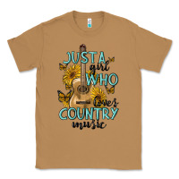 Toasted Coconut just a girl who loves country music Classic Tee - MaliasSmallBusiness