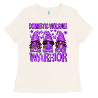 Bone Domestic Violence Warrior Afro Gnomes Ladies Tee - texasbilliewilder