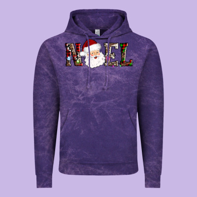 Noel Santa Vintage Hoodie Designed By Adodesignshop