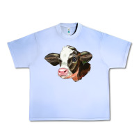 Grape Ice holstein calf face Urban Heavy Tee - LillyAllenDesigns