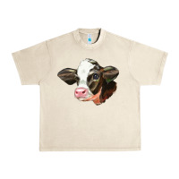 Sandshell holstein calf face Urban Heavy Tee - LillyAllenDesigns