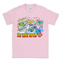 Bubblegum Pink 2024 Cruisin Classic Tee - CowhideDigitalArt