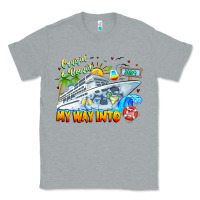 Heather Grey 2024 Cruisin Classic Tee - CowhideDigitalArt